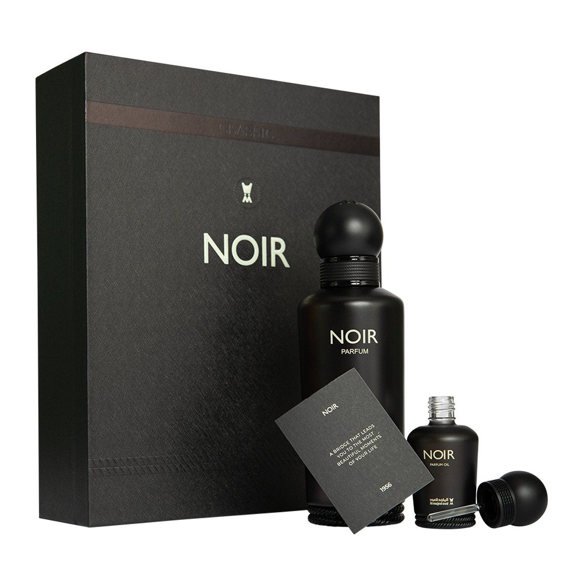 Al Majed Oud Noir Collection EDP 150ml and Perfume Oil 15ml