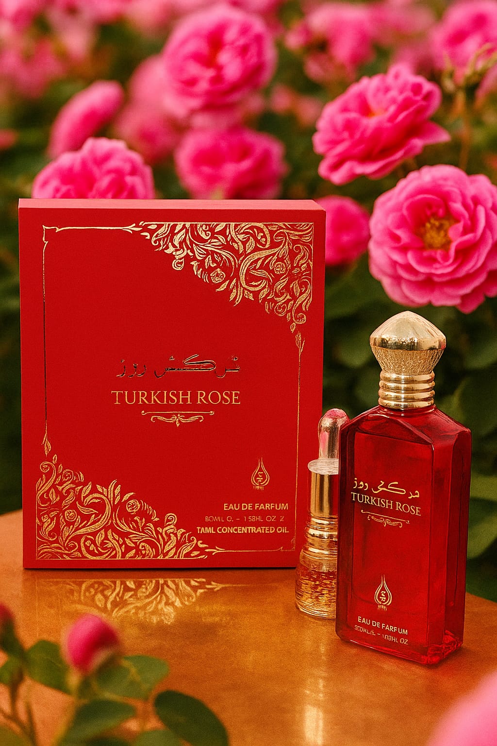 Arabian Fragrances Turkish Rose 50ml EDP and 12ml Concentrated Oil