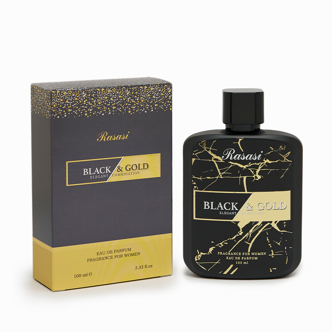 Rasasi Black & Gold Elegant Combination For Women