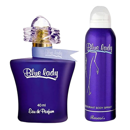 Rasasi Blue Lady With Free Body Spray For Women