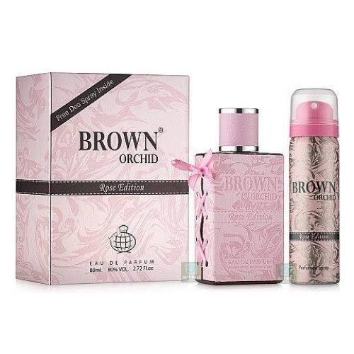 Fragrance World Brown Orchid Rose Edition Free Deo For Women