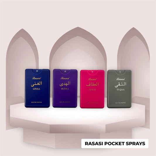 Rasasi Pocket Sprays X 4 Set Eau de Parfums Pour Femme Fragrances