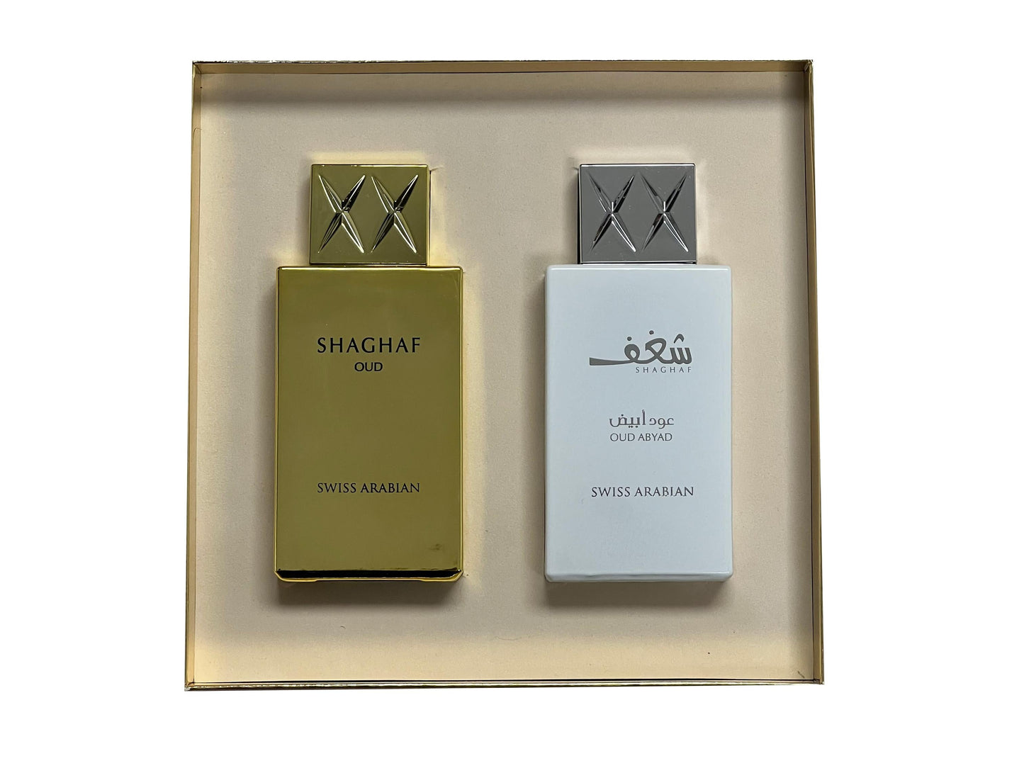 Gift Set - Shaghaf Oud & Shaghaf Abyad 75ml By Swiss Arabian