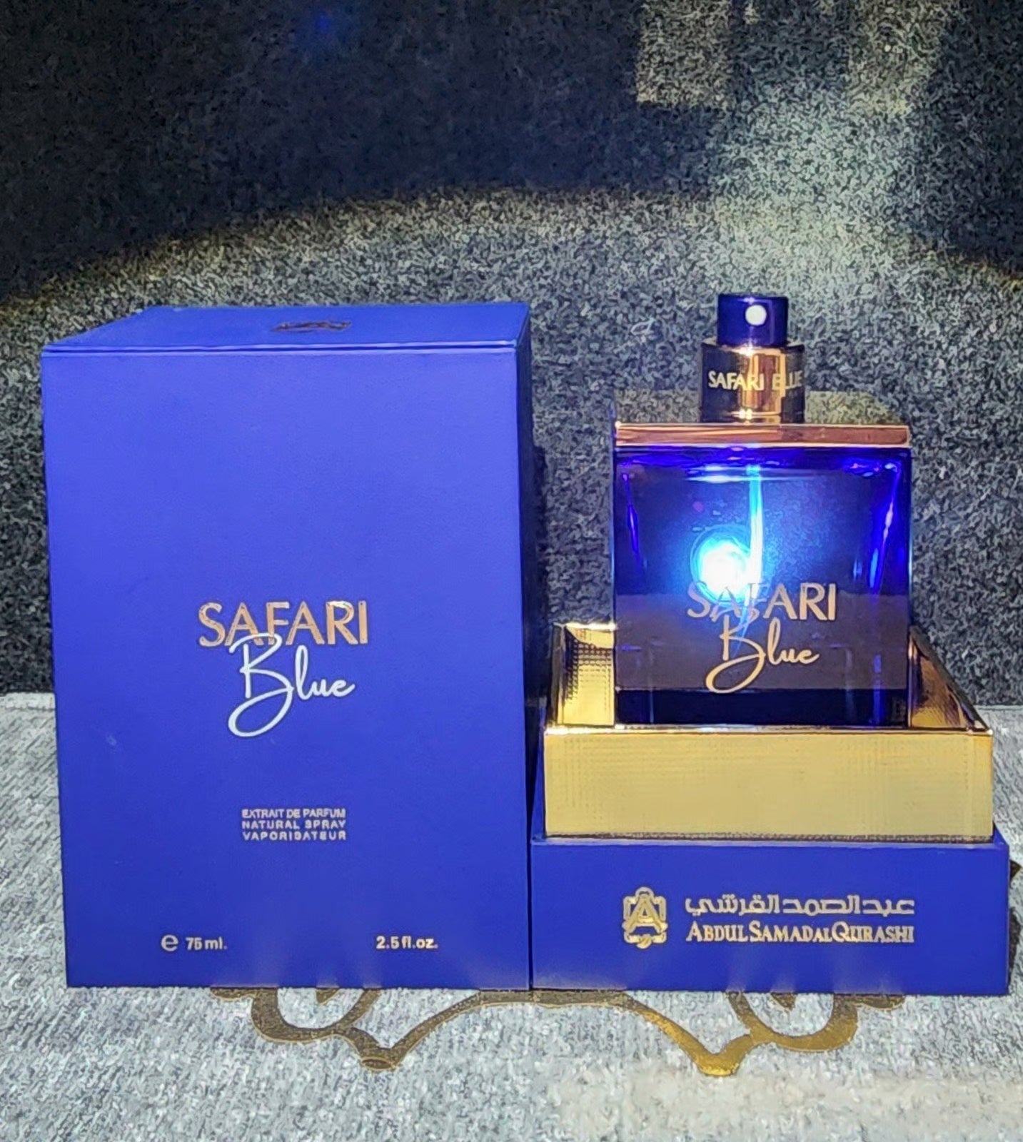 Abdul Samad Al Qurashi Safari Blue for Men
