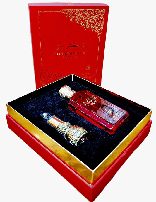 Arabian Fragrances Turkish Rose 50ml EDP and 12ml Concentrated Oil