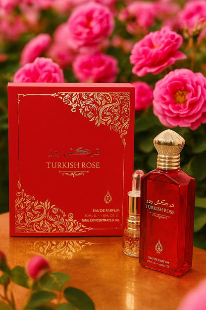 Arabian Fragrances Turkish Rose 50ml EDP and 12ml Concentrated Oil