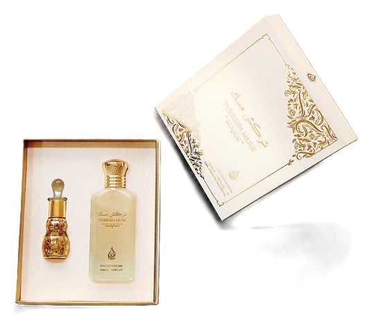 Arabian Fragrances Turkish Musk 50ml EDP and 12ml Concentrated Oil